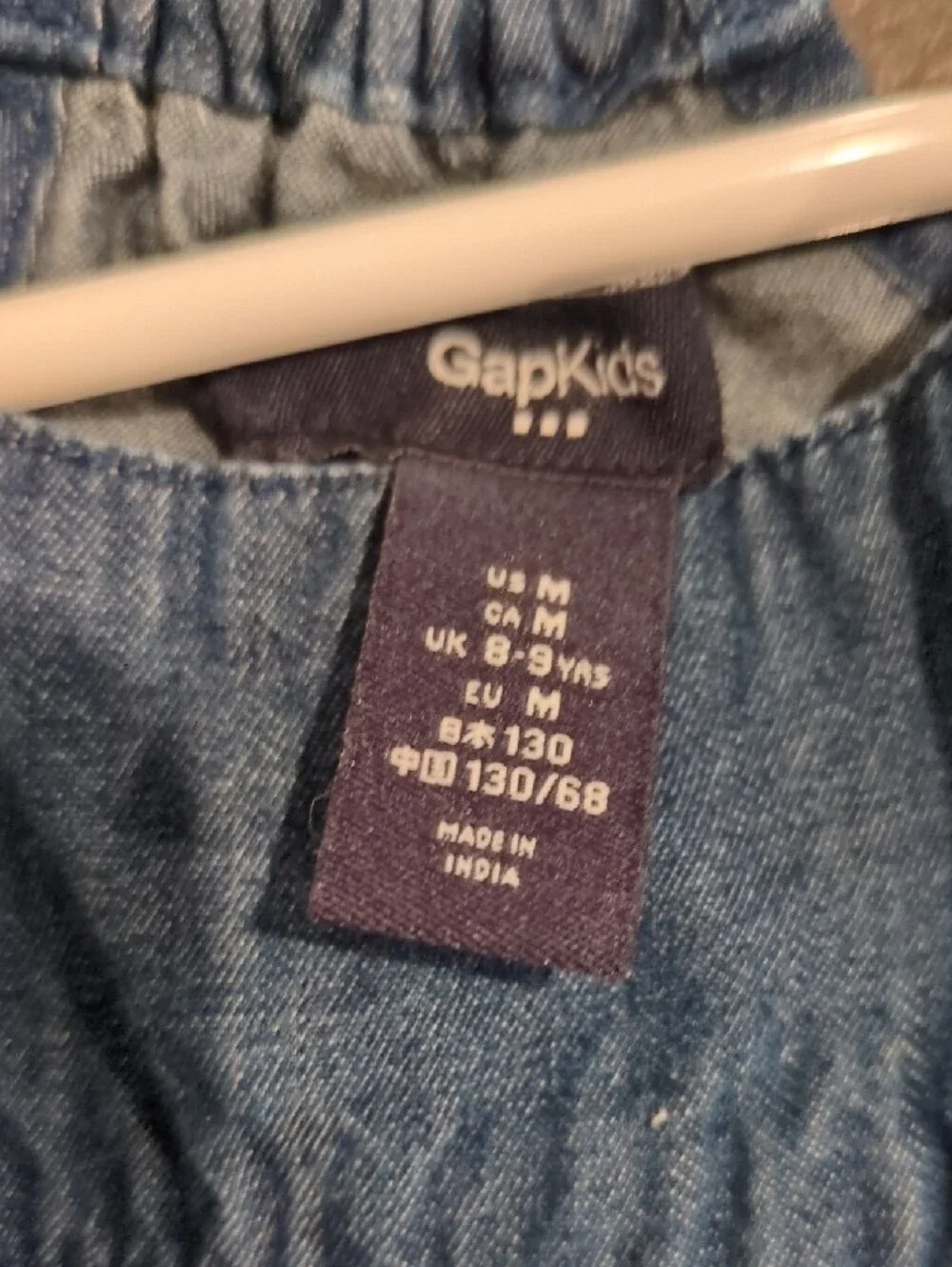GAP Girls' Dark Blue Denim Sundress